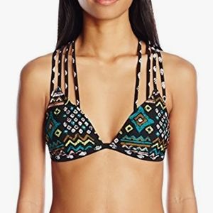 Volcom bikini top, tribal instinct size small